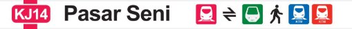 🚇 Как читать обозначения на схемах в метро Малайзии