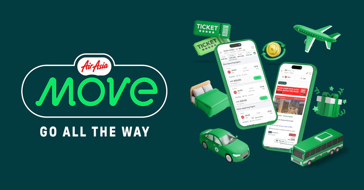 🚕 AirAsia MOVE — запасное такси в Малайзии